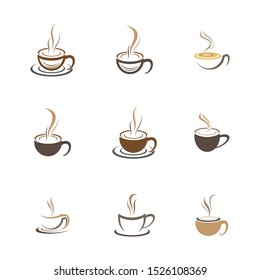 Coffee cup symbol vector icon illustration design