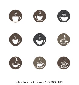 Coffee cup symbol vector icon illustration design