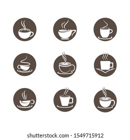 Coffee cup symbol vector icon illustration design