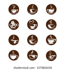 Coffee cup symbol vector icon illustration design