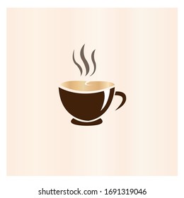 Coffee cup symbol vector icon illustration