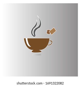 Coffee cup symbol vector icon illustration 