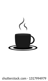 coffee cup symbol vector illustration. icon vector.