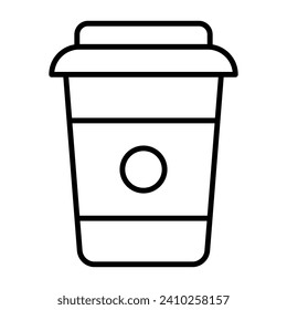 Coffee cup take away. Cup of coffee to go. Vector illustration isolated on white background
