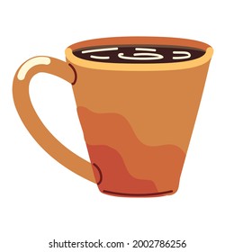 coffee cup tasty isolated icon