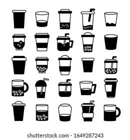 Kaffee-Tasse, Tee, Teebeutel-Ikonen