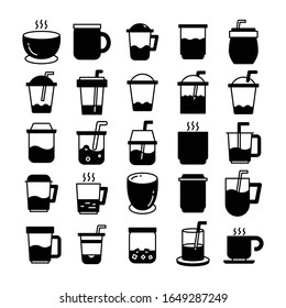 Kaffee-Tasse, Tee, Teebeutel-Ikonen