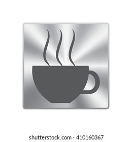 Coffee cup or Tea cup icon. Illustration eps10 