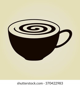 Coffee cup and Tea cup icon set.Illustration eps10 