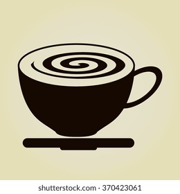 Coffee cup and Tea cup icon set.Illustration eps10 