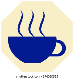 Coffee cup and Tea cup icon set.Illustration eps10 