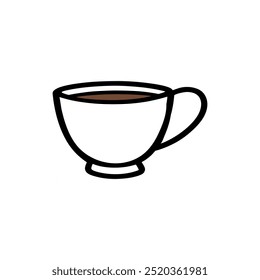 Coffee cup and tea cup logo, symbols vector illustration cup icon image template.eps 10.
