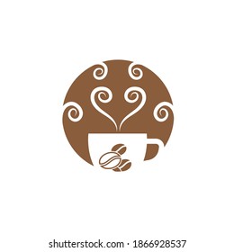 Coffee cup  Template vector icon design