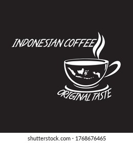 coffee cup typography design vector illustration 