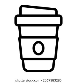 Coffee Cup Urban Lifestyale icon illustration