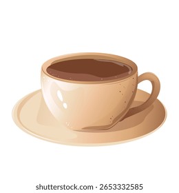 Xícara de café. Para uso em menus de cafés, marcas de cafés, blogs de alimentos, cartões de receitas, promoções sazonais, embalagens para bebidas quentes ou bebidas com infusão de especiarias.