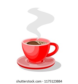 Coffee cup vector.