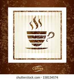 coffee cup vector background