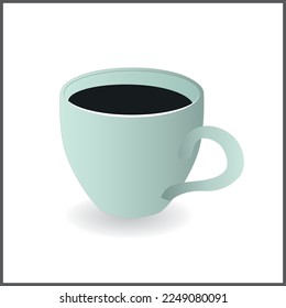 Coffee Cup Vector Design and Black Coffee Cup Design