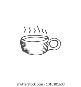 coffee cup vector draw