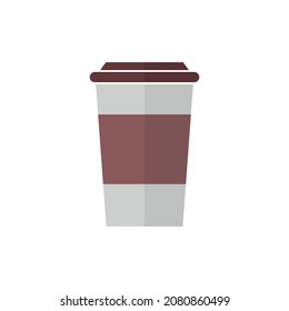 Coffee cup vector flat icon