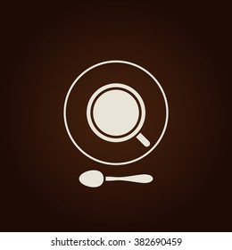 Coffee cup vector flat icon