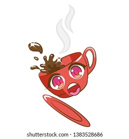 Coffee cup vector graphic clipart