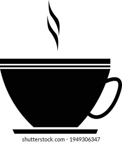 Coffee cup vector. hot coffee. hot tea sign and symbol. coffee shop.