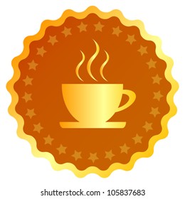 Coffee cup vector icon