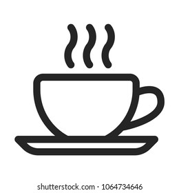 Coffee cup vector icon