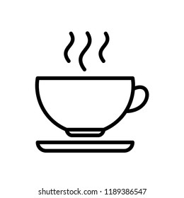 Coffee cup vector icon