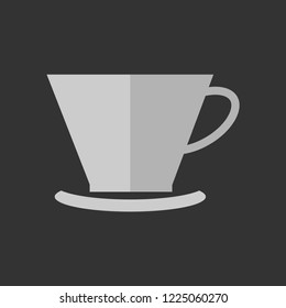 Coffee cup vector icon