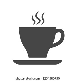 Coffee cup vector icon.