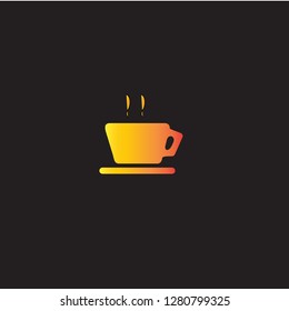 Coffee cup vector icon