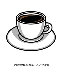 Coffee cup vector icon