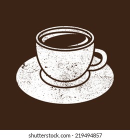 Coffee cup vector icon