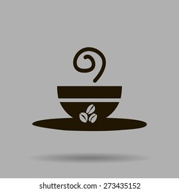 coffee cup vector icon