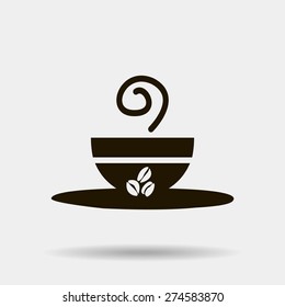 coffee cup vector icon