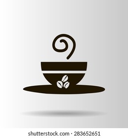 coffee cup vector icon