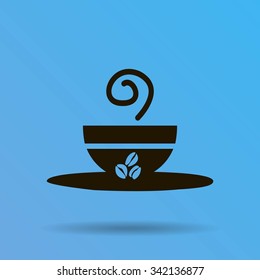 coffee cup vector icon