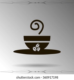 coffee cup vector icon