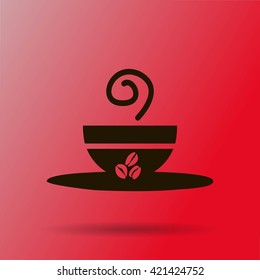 coffee cup vector icon