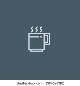 Coffee Cup vector icon. Coffee Cup concept stroke symbol design. Thin graphic elements vector illustration, outline pattern for your web site design, logo, UI. EPS 10.