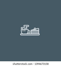 Coffee Cup vector icon. Coffee Cup concept stroke symbol design. Thin graphic elements vector illustration, outline pattern for your web site design, logo, UI. EPS 10.