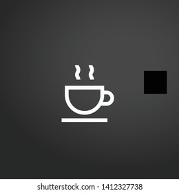 Coffee Cup vector icon. Coffee Cup concept stroke symbol design. Thin graphic elements vector illustration, outline pattern for your web site design, logo, UI. EPS 10.