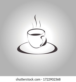 Coffee cup vector icon design