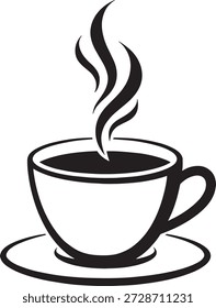Diseño de icono de Vector de taza de café