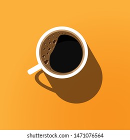 Coffee Cup Vector Icon. EPS 10