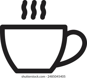 coffee cup vector icon with eps 10