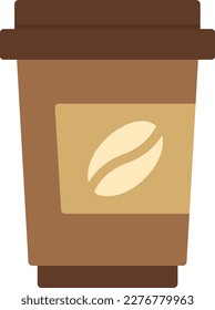 Coffee Cup Vector Icon Flat Style